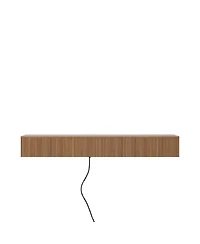 Streamdale Furniture Floating 69" Tv Stand with 16 Color LEDs, Modern Entertainment Center