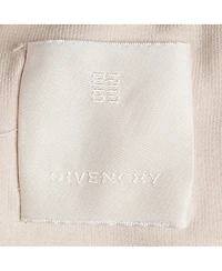 Pre-Owned Givenchy Men's Pink Logo Embroidered Cotton Knit Hoodie