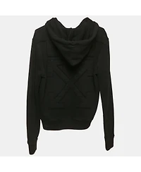 Pre-Owned Off-White Men's Cotton Knit Arrow Applique Hoodie