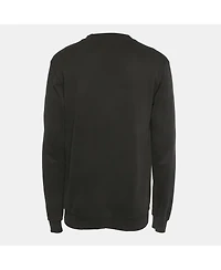 Pre-Owned Dolce & Gabbana Men's Logo Print Cotton Knit Sweatshirt