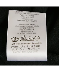 Pre-Owned Givenchy Men's Black Cotton Distressed Sleeveless Hoodie