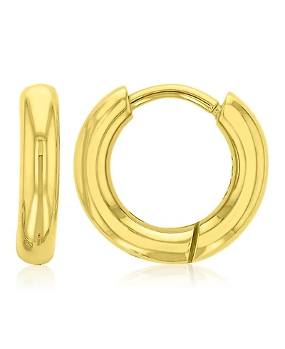 Roxy Waterproof Yellow 12mm Huggie Earrings