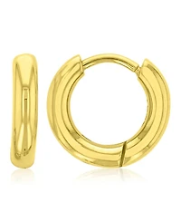 Roxy Waterproof Yellow 12mm Huggie Earrings