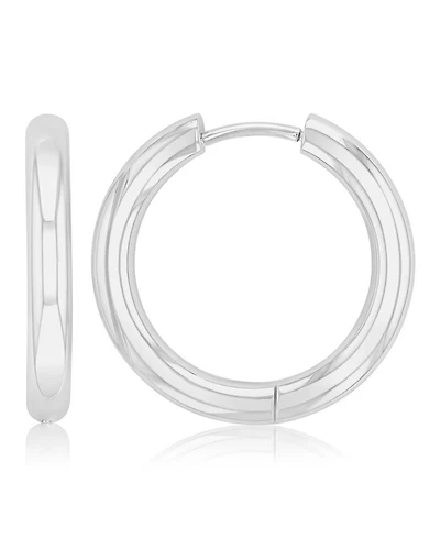 Roxy Waterproof Platinum 21mm Hoop Earrings