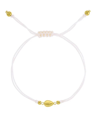 Roxy Waterproof Yellow Teardrop Palm Tree Pattern Charm Adjustable Bracelet