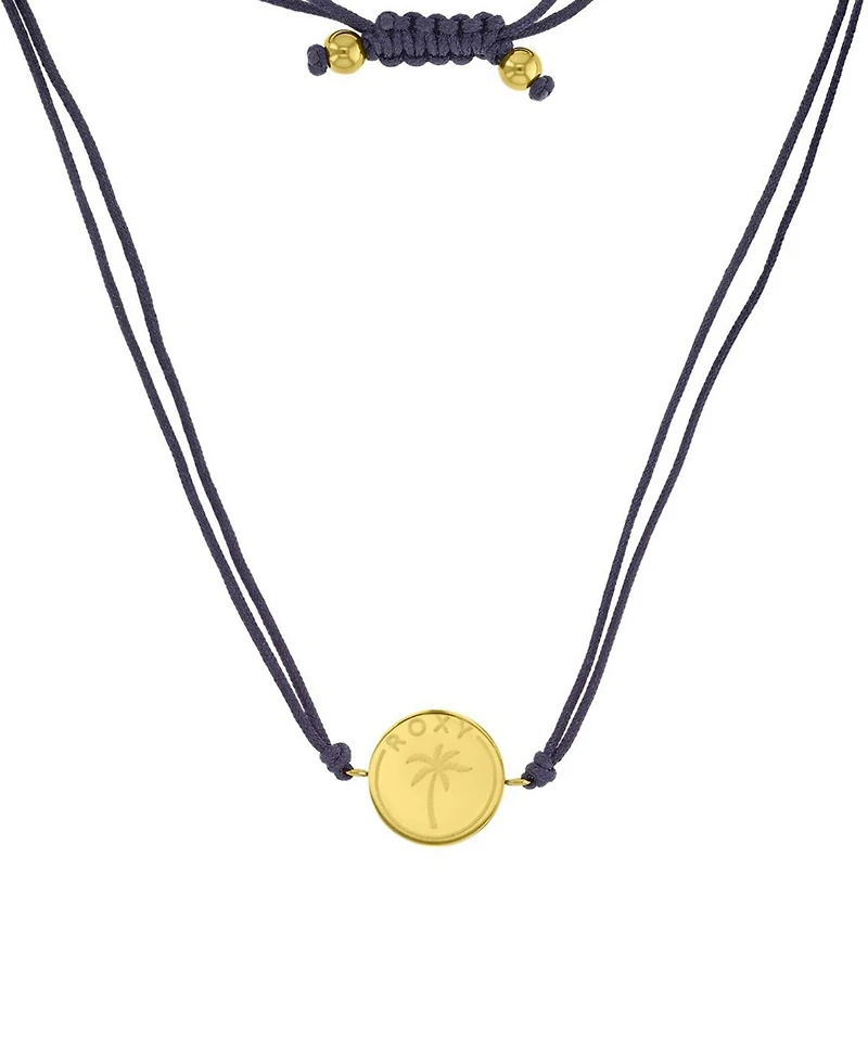 Roxy Waterproof Yellow Heart Beads Adjustable Necklace