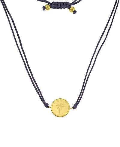 Roxy Waterproof Yellow Heart Beads Adjustable Necklace