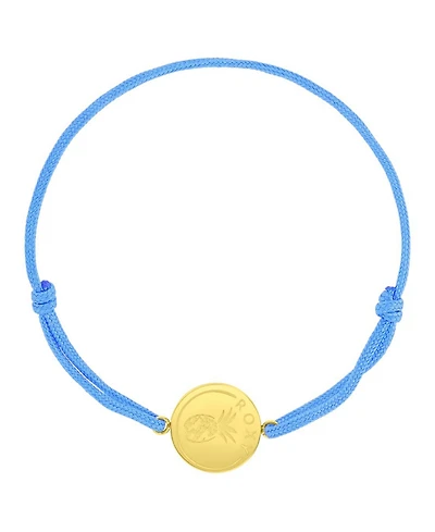 Roxy Waterproof Yellow Heart Pineapple Rd Charm Adjustable Bracelet