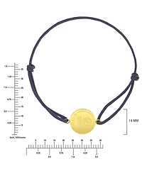 Roxy Waterproof Yellow Heart Pineapple Rd Charm Adjustable Bracelet