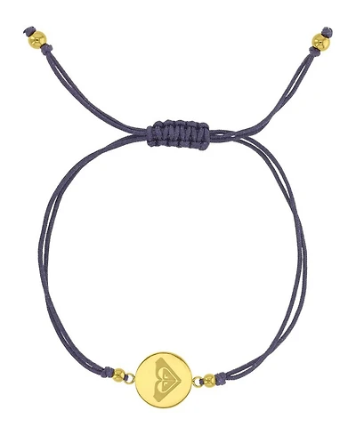 Roxy Waterproof Yellow Rd Triangluar Heart Charm Adjustable Bracelet