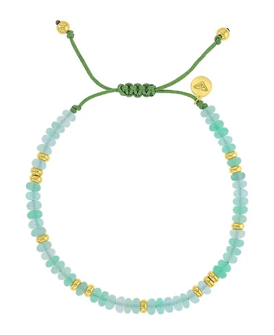 Roxy Waterproof Yellow Green Aventurine Adjustable Bracelet