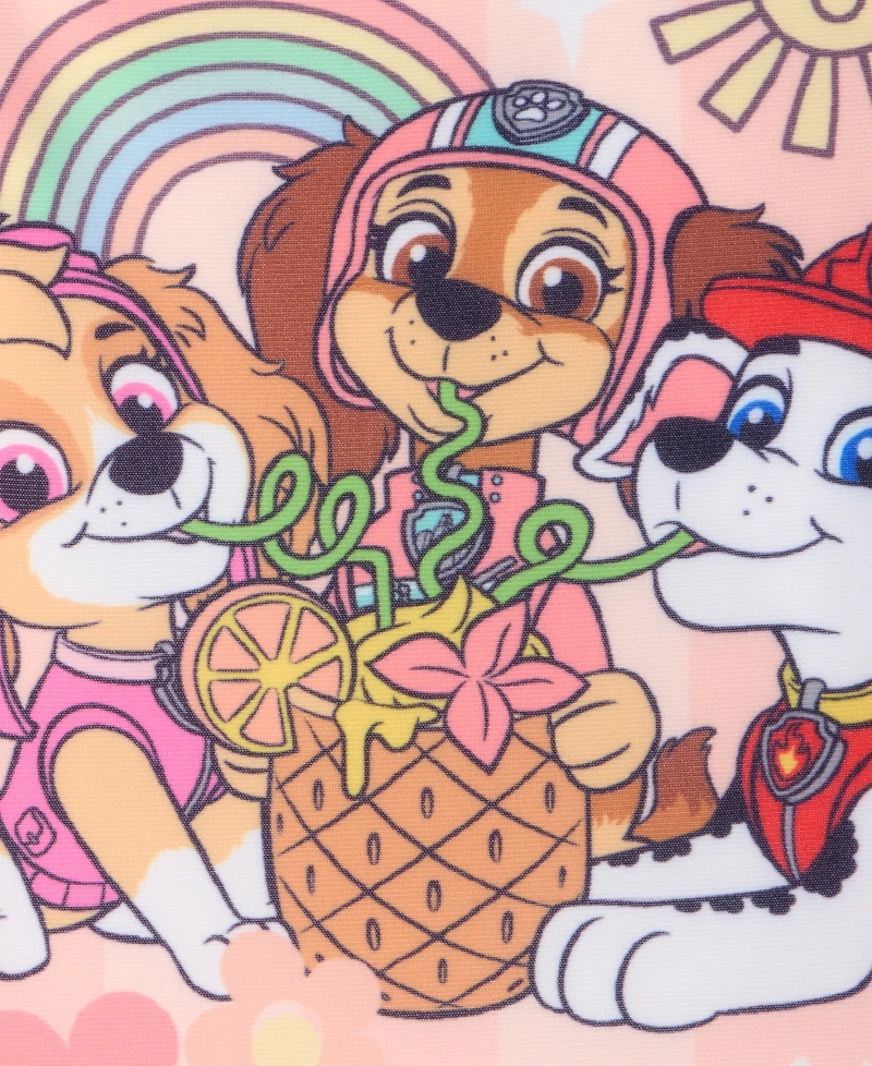 Dreamwave Toddler Girls' 2T-4T Paw Patrol Striped Swimsuit