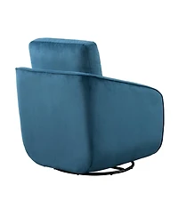 Studio Living 30.3" Polyester Luca Swivel Accent Chair