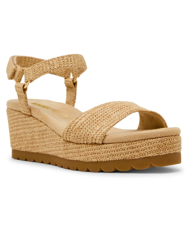 Anne Klein Women's Natasia Round Toe Wedge Sandals