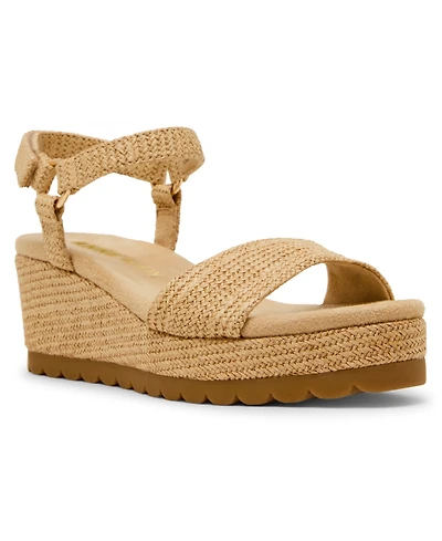 Anne Klein Women's Natasia Round Toe Wedge Sandals