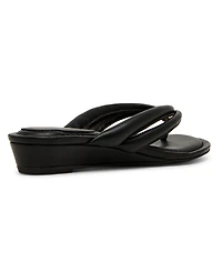 Anne Klein Women's Bari Slip-On Wedge Sandals