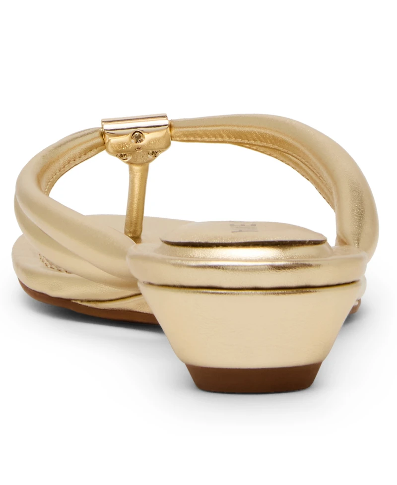 Anne Klein Women's Bari Slip-On Wedge Sandals