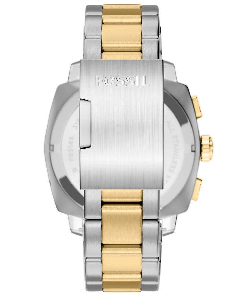 Fossil Men's Machine Chronograph Two-Tone Stainless Steel Watch, 44mm