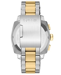 Fossil Men's Machine Chronograph Two-Tone Stainless Steel Watch, 44mm