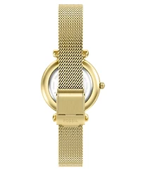 Fossil Women's Carlie Three-Hand Gold-Tone Stainless Steel Watch, 28mm