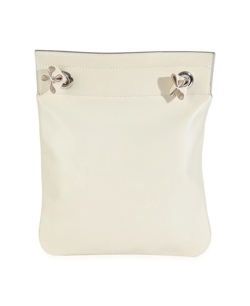 Pre-Owned Hermes Craie Milo Lambskin Swift Mini Aline