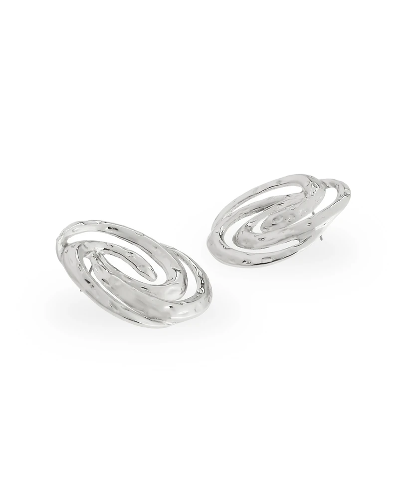 Steve Madden Vintage Spiral Post Earrings