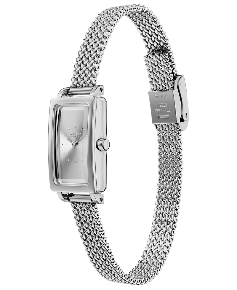 Skagen Women's Hagen Micro Quartz Two-Hand Silver Stainless Steel Watch, 31mm