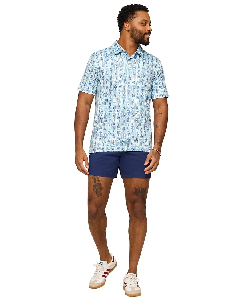 Chubbies Men's The Miami Mosaic Polo Shirt