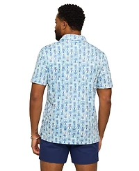 Chubbies Men's The Miami Mosaic Polo Shirt