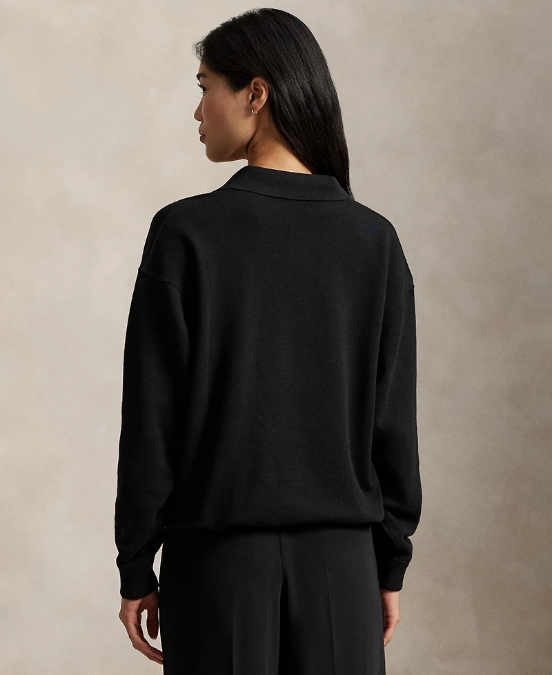 Polo Ralph Lauren Women's Johnny Collar Fleece Sweatshirt