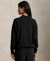 Polo Ralph Lauren Women's Johnny Collar Fleece Sweatshirt