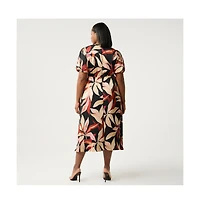 Estelle Laura Puff Sleeve Dress