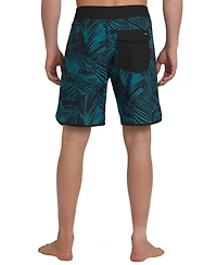 Quiksilver Men's Aruba Palm 19 Printed Swim Board Shorts