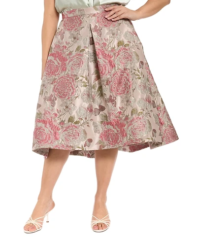 Muse Plus Pleated Organza A-line Skirt