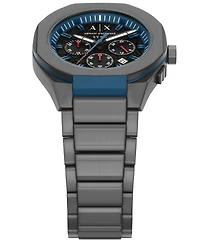 Armani Exchange Men's Sync Quartz Chronograph Gunmetal Stainless Steel Watch, 44mm