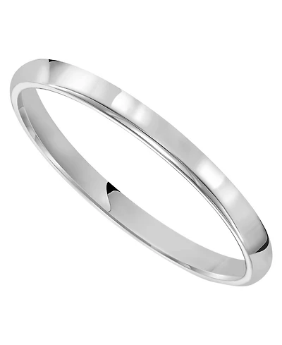 Macy's 2mm Wedding Band Ring 10k White Gold (Also Yellow Gold)