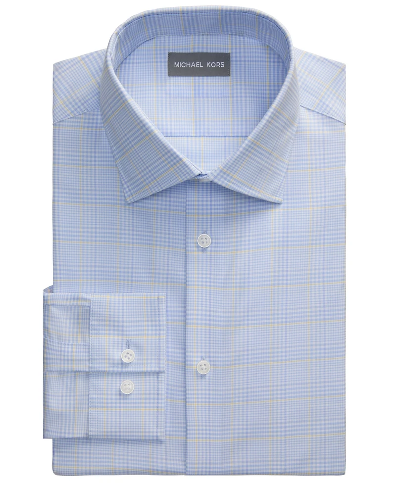 Michael Kors Men's Stretch Fabric Ultra Wrinkle-Free Dress Shirt