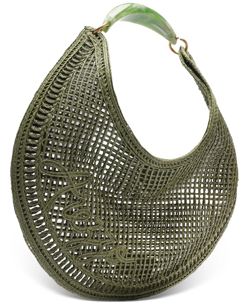 Arezzo Isla Medium Snap-Button Shoulder Bag