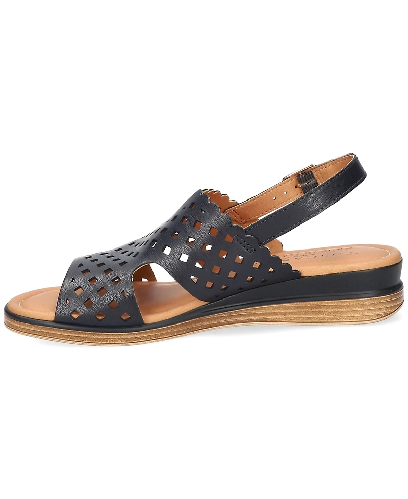 Easy Street Women's Martella Open Toe Wedge Sandals