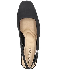 Easy Street Women's Ritsa Square Toe Slingback Pumps