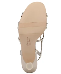 Circus Ny by Sam Edelman Women's Louisa Strappy Butterfly Rhinestone Dress Sandals