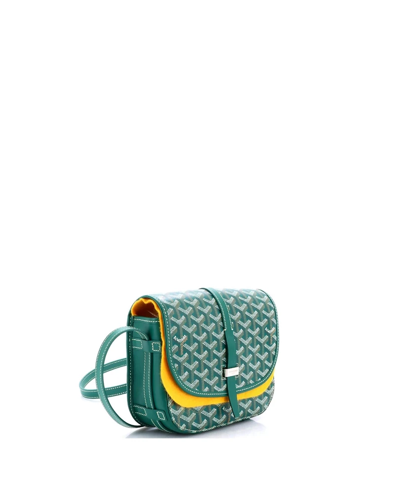 Pre-Owned Goyard Pm Belvedere Ii Messenger Bag Coated Canvas