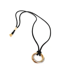 Pre-Owned Cartier Cartier 3-Tone Gold Diamond Medium Model Trinity Necklace