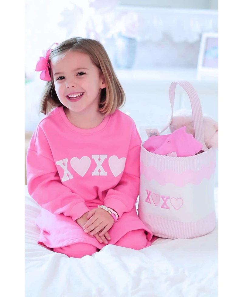 Bits & Bows Baby Girls Xo Valentine's Day Sweatshirt