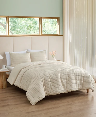Ugg Devon Textured 3-Pc. Comforter Set, Full/Queen