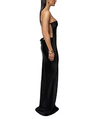 Jluxlabel Women's Regal Rising Satin Maxi Dress