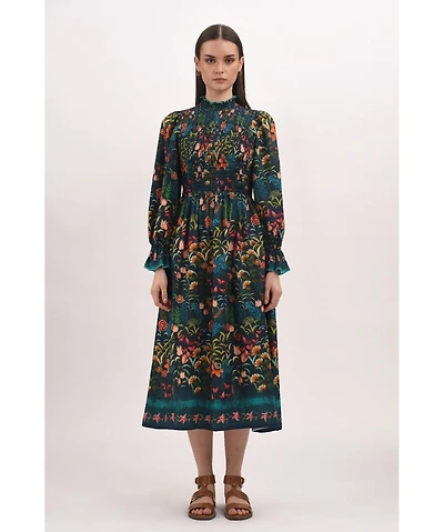 Celina Moon Womens Aurnia Midi Dress