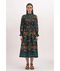 Celina Moon Womens Aurnia Midi Dress