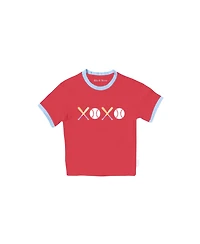 Bits & Bows Baby Boys Xo Baseball T-Shirt