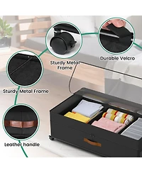 Mega Casa 2 Door Accent Cabinet, 3 Tier Kitchen Organizer Shelf